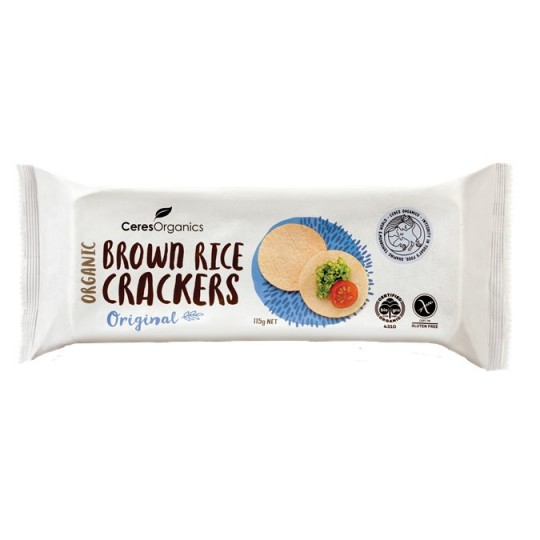 Brown Rice Crackers - Original  - 115g