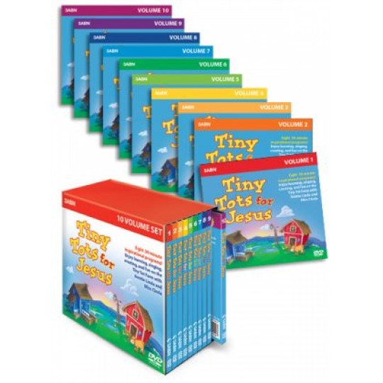 Tiny Tots for Jesus - 10-Volume DVD Set 