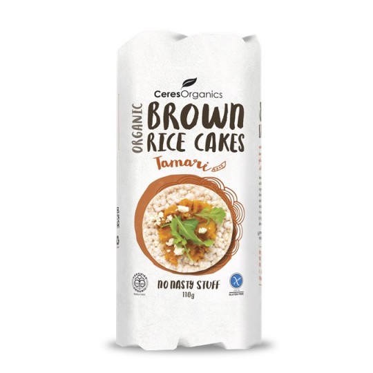 Brown Rice Cakes - Tamari  - 110g