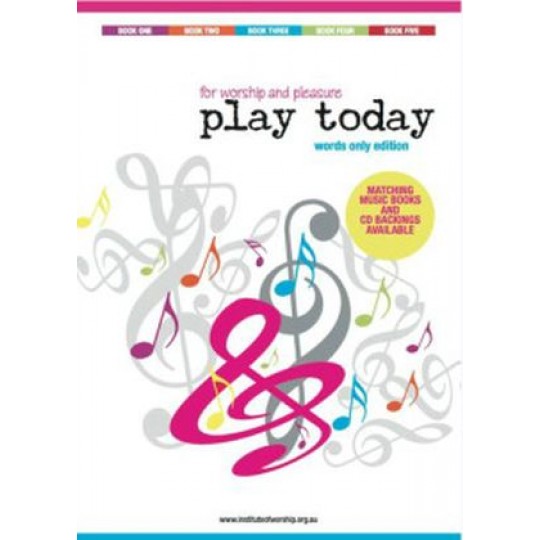 Play Today Words Only Song Book