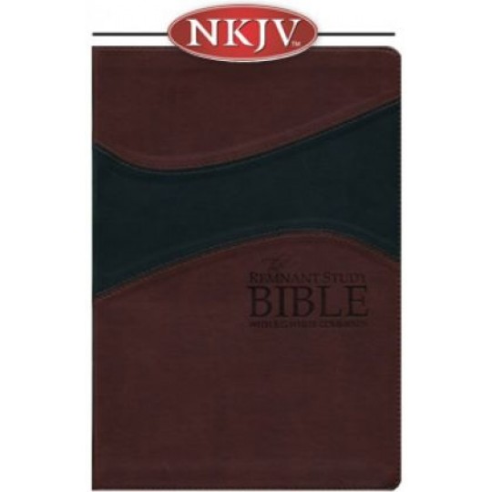 Remnant Study Bible (NKJV) Thumb Indexed, Leathersoft: Burgundy/Black