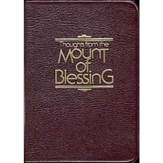 Thoughts From the Mount of Blessing - Leather