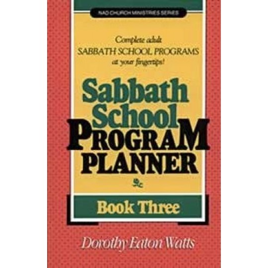 Sabbath School Program Planner, Book 3