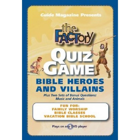 The Factory Quiz Game - Bible Heroes and Villains DVD