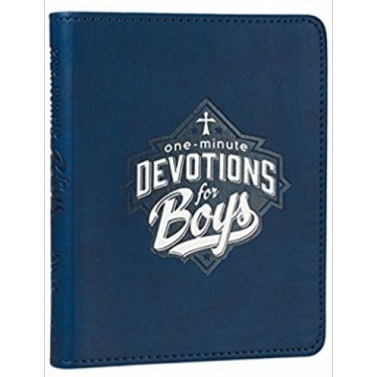 One-Minute Devotions for Boys (LuxLeather)