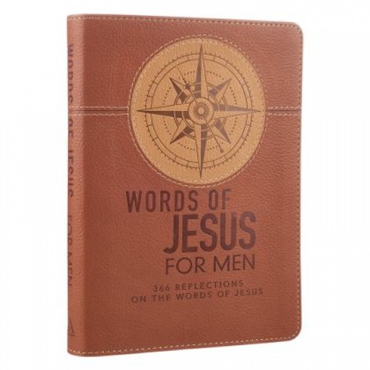 Words of Jesus for Men - Men's Devotional (Lux-leather)