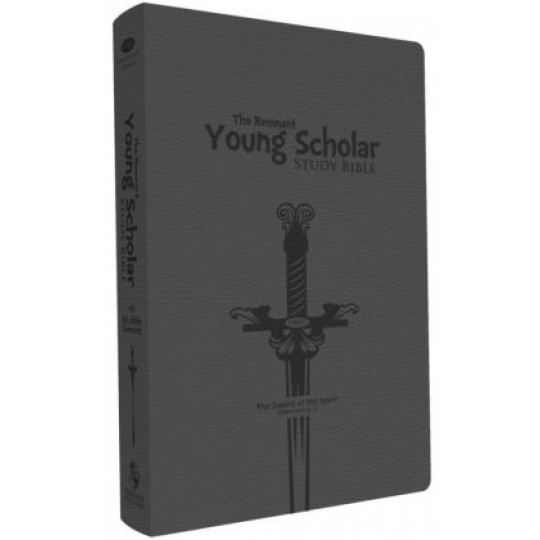 Young Scholar Study Bible (NKJV) Leathersoft: Grey