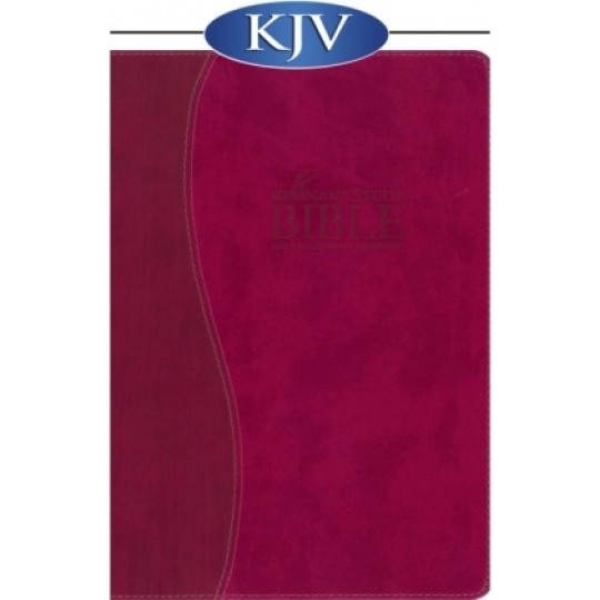 Remnant Study Bible (KJV) Leathersoft: Raspberry
