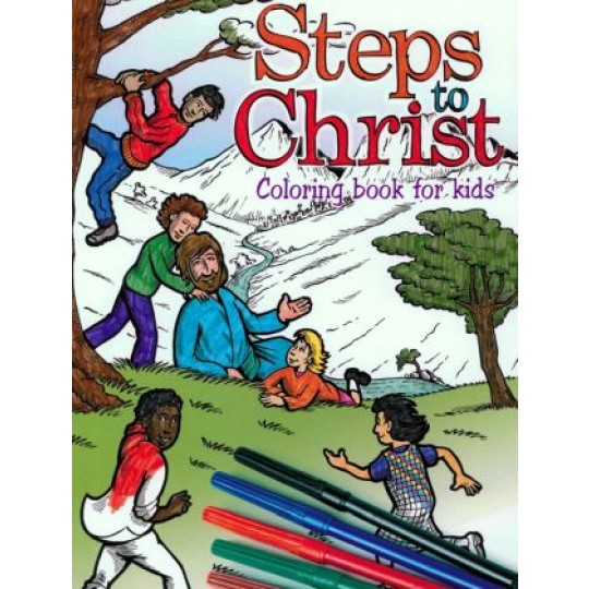 Steps to Christ Colouring Book for Kids