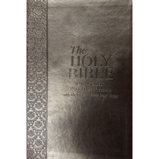 KJV Bible with Mark Finley Study Helps and Thumb Indexed - Black Cover