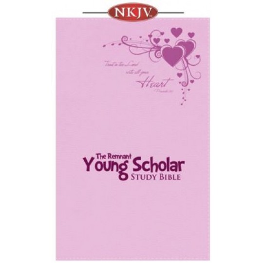 Young Scholar Study Bible (NKJV) Leathersoft: Pink