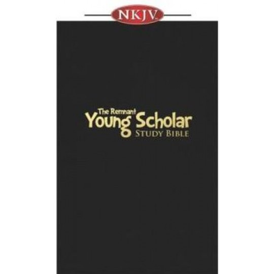 Young Scholar Study Bible (NKJV) Thumb Indexed, Top-grain Leather: Black