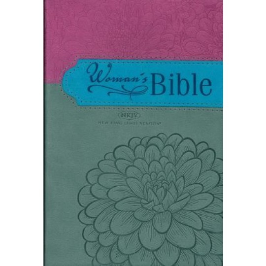 Woman's Bible (NKJV) - Pink & Grey Cover