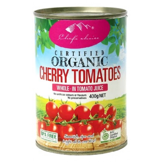 Cherry Tomatoes - Whole in Tomato Juice - 400g