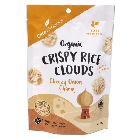 Crispy Rice Clouds - Cheezy Onion Charm  - 50g