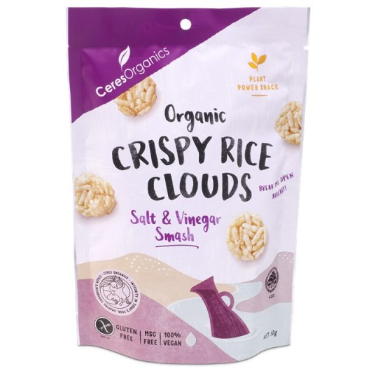 Crispy Rice Clouds - Salt & Vinegar Smash  - 50g