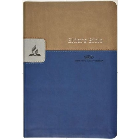 Elder's Bible (NKJV): Blue and Brown