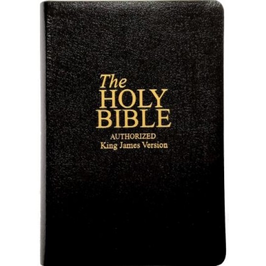 KJV The Holy Bible with Mark Finley Study Helps - Bonded Leather Black