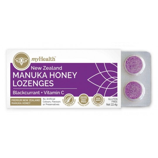 Manuka Honey Lozenges - Blackcurrant 22.4g