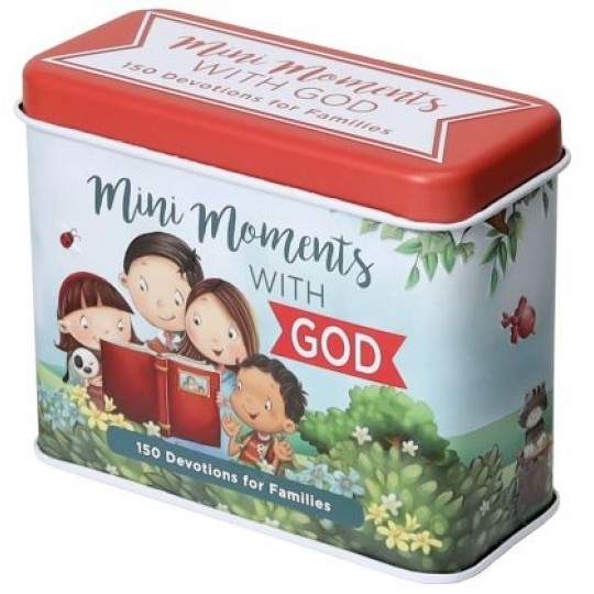 Mini Moments With God (Devotional Cards in Tin)