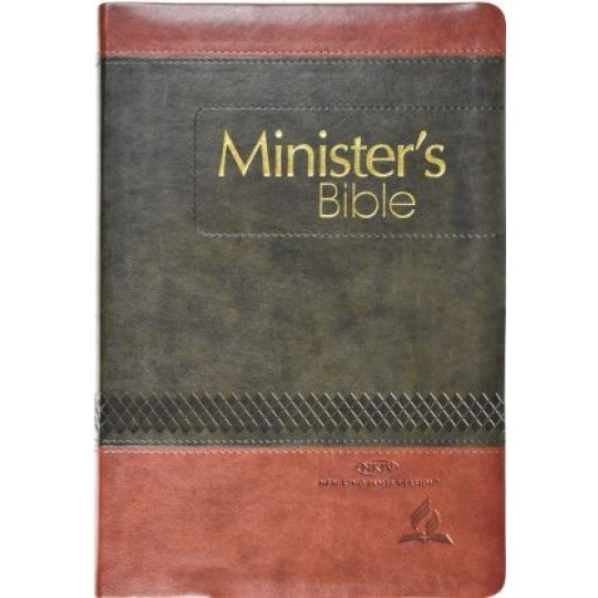 Minister's Bible (NKJV) - Black-Brown