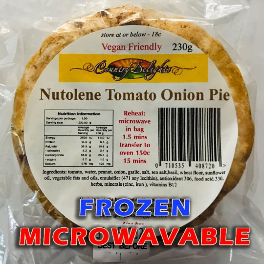 Nutolene Tomato Onion Pie (individual serve) 220g
