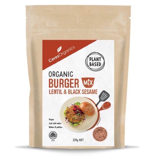 Burger Mix - Lentil and Black Sesame (Ceres Organics) - 320g