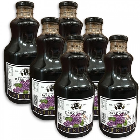 Patritti Dark Grape Juice (non-sparkling) Case 1lt x 6