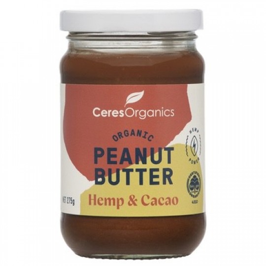 Peanut Butter with Hemp and Cacao  - 275g 
