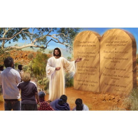 Postcard - The Ten Commandments (ATSIM)