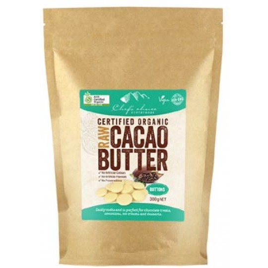 Cocoa Butter Buttons - Organic  - 300g