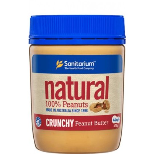 Peanut Butter Crunchy - Natural  - 375g