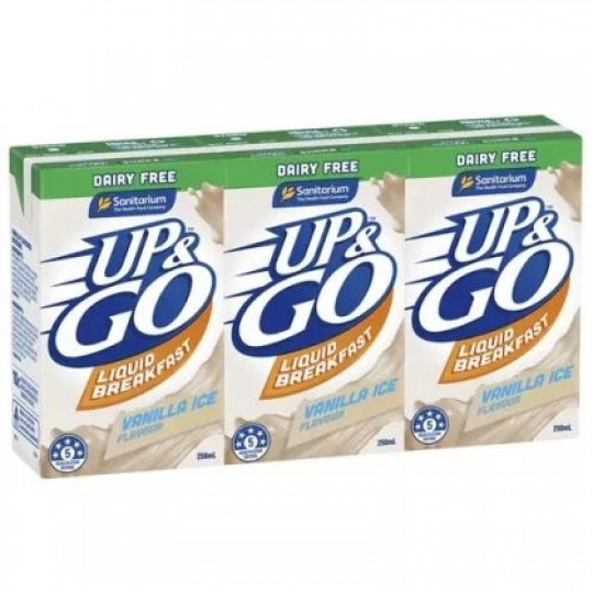 Up & Go - Vanilla Ice - Dairy Free - 3 x 250ml