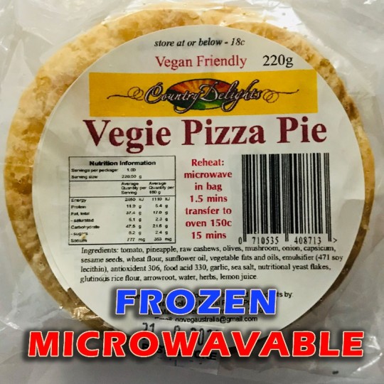 Veggie Pizza Pie (individual serve) 230g