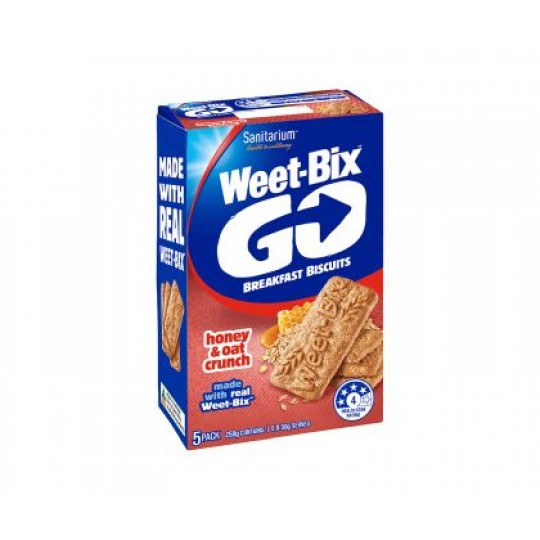 Weet-Bix Go - Honey & Oat Crunch - 250g